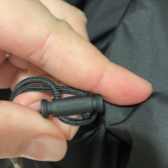 Reversible nova check down Burberry coat with black coat side & logo m nwt 2,300 - Picture 3 of 9